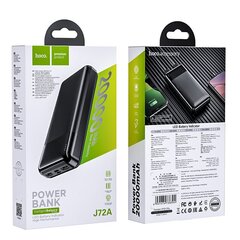 Power Bank / Ārējais portatīvais akumulators 20000 mAh / 2 x USB melna, Hoco J72 cena un informācija | Lādētāji-akumulatori (Power bank) | 220.lv