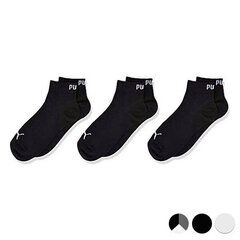 Спортивные носки Puma Kids Quater (3 пары): Цвет - Белый, Размер обуви - 23-26 цена и информация | Носки, колготки для мальчиков | 220.lv