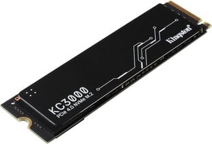 SSD|KINGSTON|KC3000|4TB|M.2|PCIE|NVMe|3D TLC|rakstīšanas ātrums 7000 MB/sec|lasīšanas ātrums 7000 MB/sec|3.5mm|MTBF 1800000 stundas|SKC3000D/4096G цена и информация | Внутренние жёсткие диски (HDD, SSD, Hybrid) | 220.lv