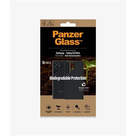 PanzerGlass 0376, piemērots Galaxy S22 Ultra, melns cena un informācija | Telefonu vāciņi, maciņi | 220.lv