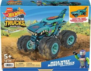 Конструктор Mega Construx Hot Wheels Монстр-трак Мега Рекс HDJ95 цена и информация | Конструктор автомобилей игрушки для мальчиков | 220.lv