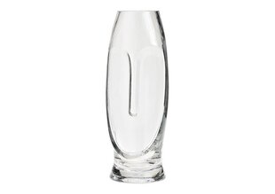 Caurspīdīga stikla vāze Cara 25 cm цена и информация | Вазы | 220.lv