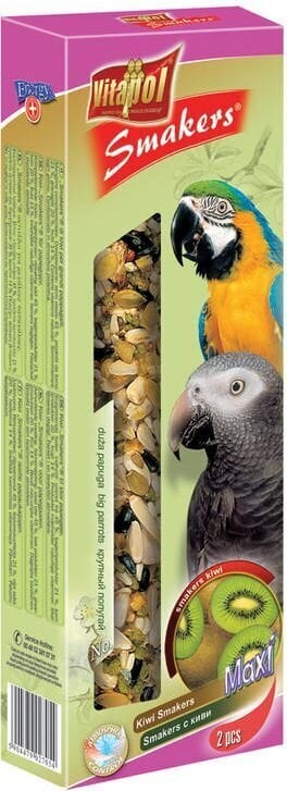 Kivi gardumi lieliem papagaiļiem Vitapol, 2 gab. цена и информация | Putnu barība | 220.lv
