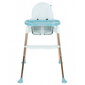 Augsts barošanas krēsls Kikkaboo Sky-High, zils cena un informācija | Barošanas krēsli | 220.lv