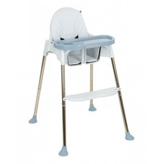 Augsts barošanas krēsls Kikkaboo Sky-High, zils cena un informācija | Barošanas krēsli | 220.lv
