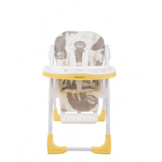 Daudzfunkcionāls barošanas krēsls Kikkaboo Vitto, dzeltens Sliņķis cena un informācija | Barošanas krēsli | 220.lv