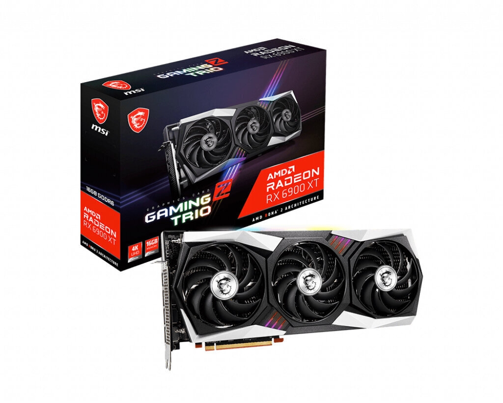 MSI Radeon RX 6900 XT Gaming Z Trio 16G цена и информация | Videokartes (GPU) | 220.lv