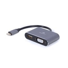 Кабель эксперт A-USB3C-HDMIVGA-01 цена и информация | Адаптеры и USB разветвители | 220.lv