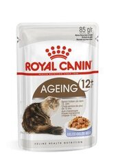 ROYAL CANIN FHN WET 85Gx12 AGEING+12 IN GRAVY KAĶIEM cena un informācija | Konservi kaķiem | 220.lv