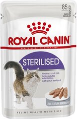 Konservi sterilizētiem kaķiem Royal Canin Sterilised, 12x85 g cena un informācija | Konservi kaķiem | 220.lv