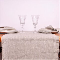 100% lina auduma galda celiņi, 40x200 cm. цена и информация | Скатерти, салфетки | 220.lv