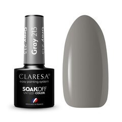 Стойкий гибридный лак для ногтей Claresa Grey 213, 5 г цена и информация | Лаки для ногтей, укрепители | 220.lv