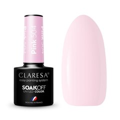 Стойкий гибридный лак для ногтей Claresa Pink 504, 5 г цена и информация | Лаки для ногтей, укрепители | 220.lv