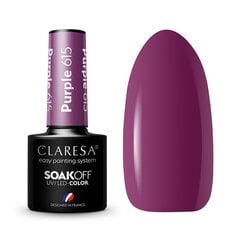 Стойкий гибридный лак для ногтей Claresa Purple 615, 5 г цена и информация | Лаки для ногтей, укрепители | 220.lv