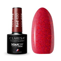 Стойкий гибридный лак для ногтей Claresa Red 430, 5 г цена и информация | Лаки для ногтей, укрепители | 220.lv