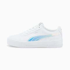 Повседневная обувь для девочек Puma Carina Holo 383741*01, белая 4064536379906 цена и информация | Детская спортивная обувь | 220.lv