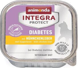 Animonda Integra Protect Diabetes для кошек - с куриной печенью 100 г цена и информация | Сухой корм для кошек | 220.lv