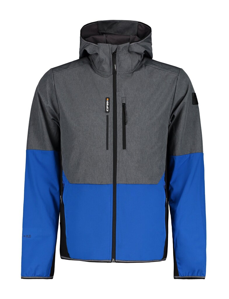 Icepeak vīriešu softshell jaka Decker 57818-9*360, pelēks/zils 6438522068026 цена и информация | Vīriešu virsjakas | 220.lv