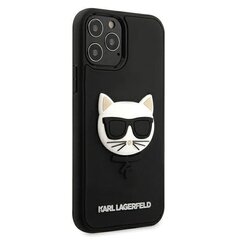 Telefona maciņš Karl Lagerfeld KLHCP12LCH3DBK iPhone 12 Pro Max 6,7" cena un informācija | Telefonu vāciņi, maciņi | 220.lv