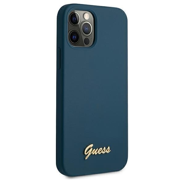 Telefona maciņš Guess GUHCP12LLSLMGBL iPhone 12 Pro Max 6,7" cena un informācija | Telefonu vāciņi, maciņi | 220.lv