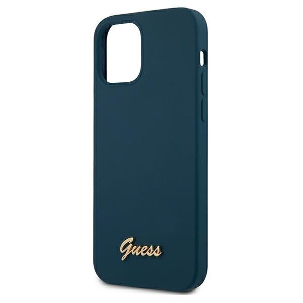 Telefona maciņš Guess GUHCP12LLSLMGBL iPhone 12 Pro Max 6,7" cena un informācija | Telefonu vāciņi, maciņi | 220.lv