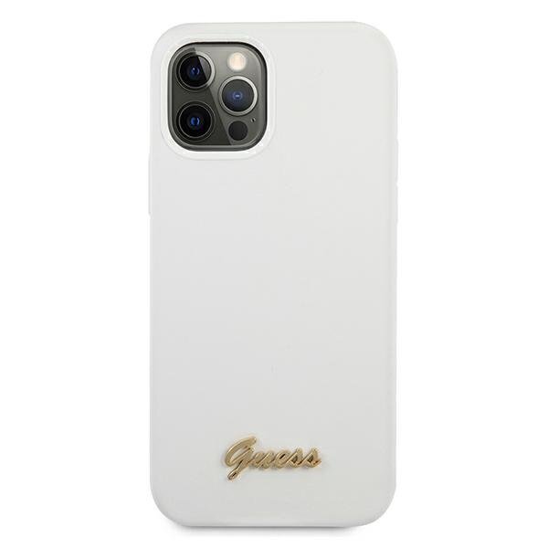 Telefona maciņš Guess GUHCP12LLSLMGWH iPhone 12 Pro Max 6,7" cena un informācija | Telefonu vāciņi, maciņi | 220.lv