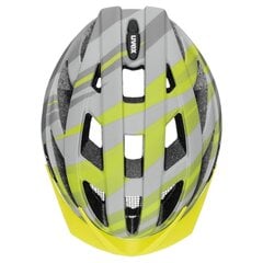 Велосипедный шлем Uvex Air Wing cc, серый/зеленый цена и информация | Шлемы | 220.lv