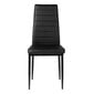 4-u krēslu komplekts ModernHome Goodhome, melns cena un informācija | Virtuves un ēdamistabas krēsli | 220.lv