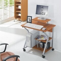 Офисный компьютерный стол Techly, с колесиками и полкой цена и информация | Компьютерные, письменные столы | 220.lv