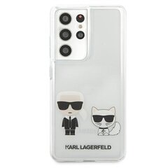Telefona maciņš Karl Lagerfeld KLHCS21LCKTR S21 Ultra G998 cena un informācija | Telefonu vāciņi, maciņi | 220.lv