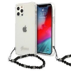 Telefona maciņš Guess GUHCP12LKPSBK iPhone 12 Pro Max 6.7'' cena un informācija | Telefonu vāciņi, maciņi | 220.lv