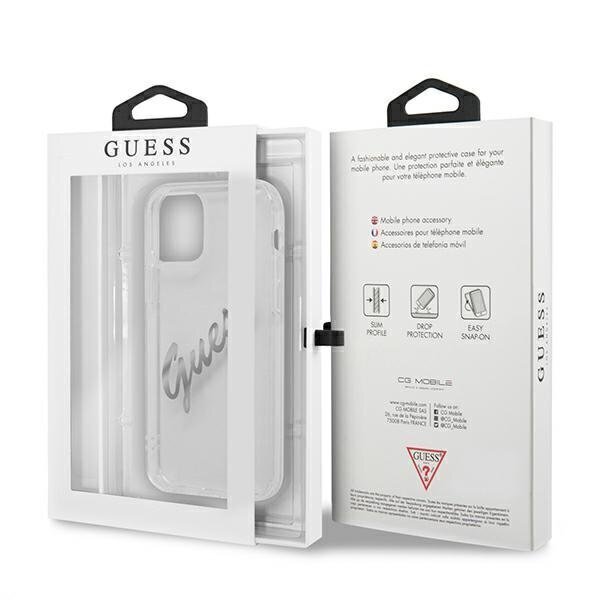 Telefona maciņš Guess GUHCP12LKTRSVSI iPhone 12 Pro Max 6.7'' cena un informācija | Telefonu vāciņi, maciņi | 220.lv