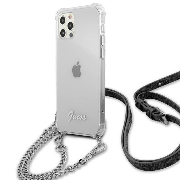 Telefona maciņš Guess GUHCP12MKC4GSSI iPhone 12/12 Pro 6.1'' cena un informācija | Telefonu vāciņi, maciņi | 220.lv