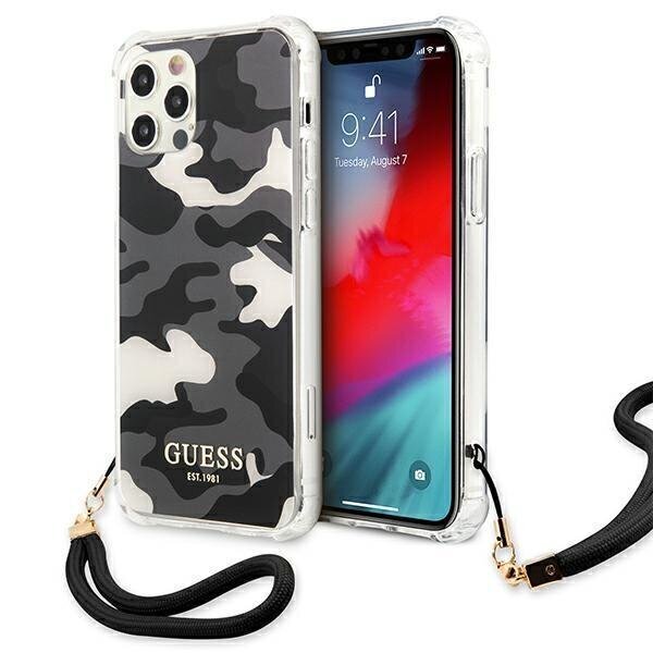 Telefona maciņš Guess GUHCP12MKSARBK iPhone 12/12 Pro 6.1'' cena un informācija | Telefonu vāciņi, maciņi | 220.lv