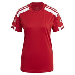 Sporta T-krekls sievietēm Adidas Squadra 21 JSY W GN5758, sarkans цена и информация | Спортивная одежда для женщин | 220.lv