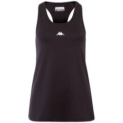Женская футболка Kappa IARA W T Shirt 309097 194006, черная цена и информация | Женские футболки | 220.lv