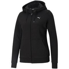 Džemperis sievietēm Puma ESS Small Logo Full Zip Sweatshirt W 586811 51, melns cena un informācija | Jakas sievietēm | 220.lv