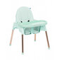 Augsts barošanas krēsls Kikkaboo Sky-High, zaļš cena un informācija | Barošanas krēsli | 220.lv