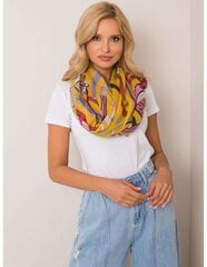 Шаль с узором, желтая  цена и информация | Женские шарфы, платки | 220.lv