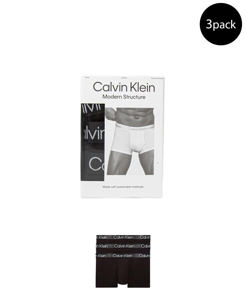 Apakšbikses vīriešiem Calvin Klein Underwear BFN-G-333377, 3 gab. цена и информация | Vīriešu apakšbikses | 220.lv