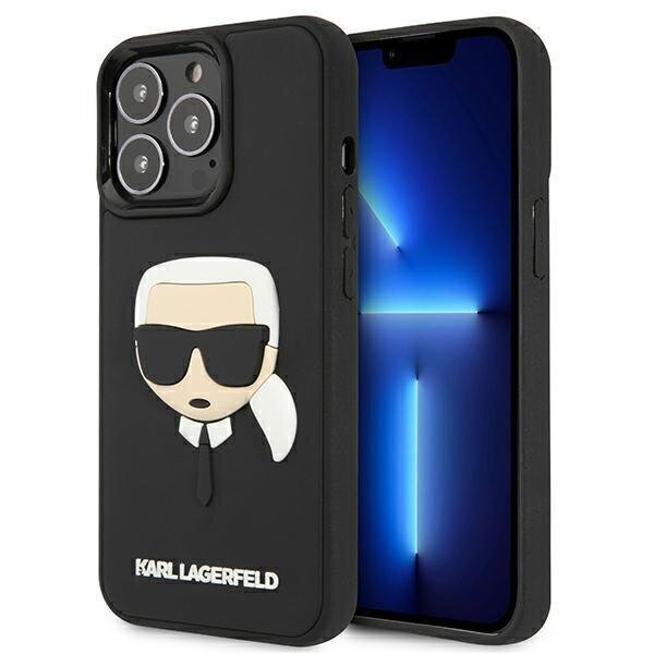 Telefona maciņš Karl Lagerfeld KLHCP13LKH3DBK iPhone 13 Pro / 13 6.1'' cena un informācija | Telefonu vāciņi, maciņi | 220.lv