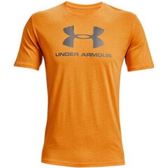 Sporta T-krekls Under Armour Sportstyle Logo SS T-Shirt M 1329590-755, oranžs cena un informācija | Sporta apģērbs vīriešiem | 220.lv