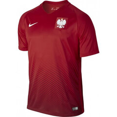 Sporta T-krekls vīriešiem Nike Poland Away Stadium M 724633611, sarkans cena un informācija | Vīriešu T-krekli | 220.lv