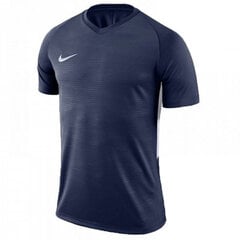 T-krekls vīriešiem Nike NK Dry Tiempo Prem Jsy SS M 894230411, zils cena un informācija | Vīriešu T-krekli | 220.lv