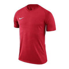 T-krekls vīriešiem Nike NK Dry Tiempo Prem Jsy SS M 894230657, sarkans cena un informācija | Vīriešu T-krekli | 220.lv