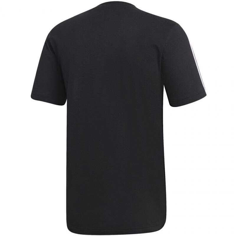 T-krekls vīriešiem Adidas Essentials 3 Stripes Tee M DQ3113, melns цена и информация | Vīriešu T-krekli | 220.lv