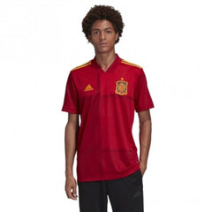Мужская футболка Adidas Spain Home JSY M FR8361, красная цена и информация | Мужские футболки | 220.lv