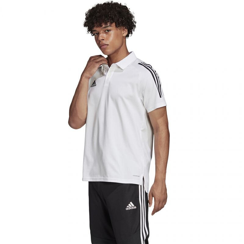 T-krekls vīriešiem Adidas Condivo 20 Polo M EA2517, balts cena un informācija | Vīriešu T-krekli | 220.lv