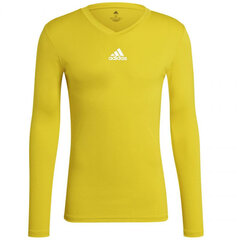 Футболка мужская Adidas Team Base Tee M GN7506, желтая цена и информация | Мужская спортивная одежда | 220.lv