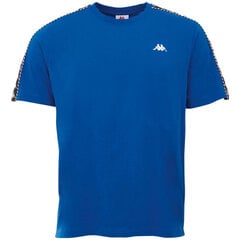 Мужская футболка Kappa ILYAS T Shirt M 309001 194151, синяя цена и информация | Мужские футболки | 220.lv